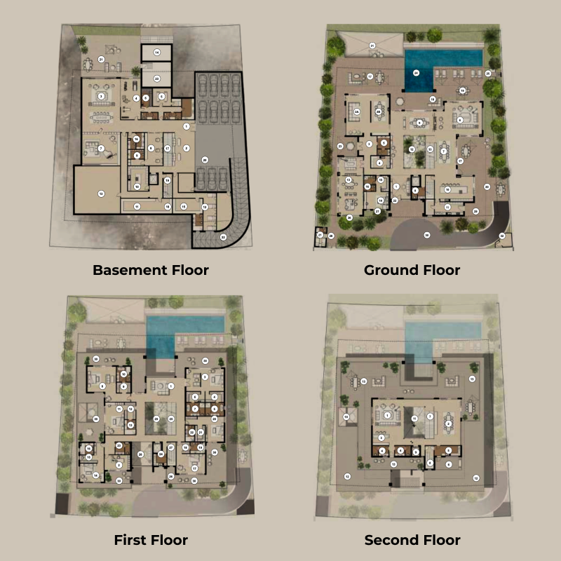 7+ Bedrooms