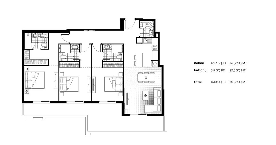 3 Bedrooms