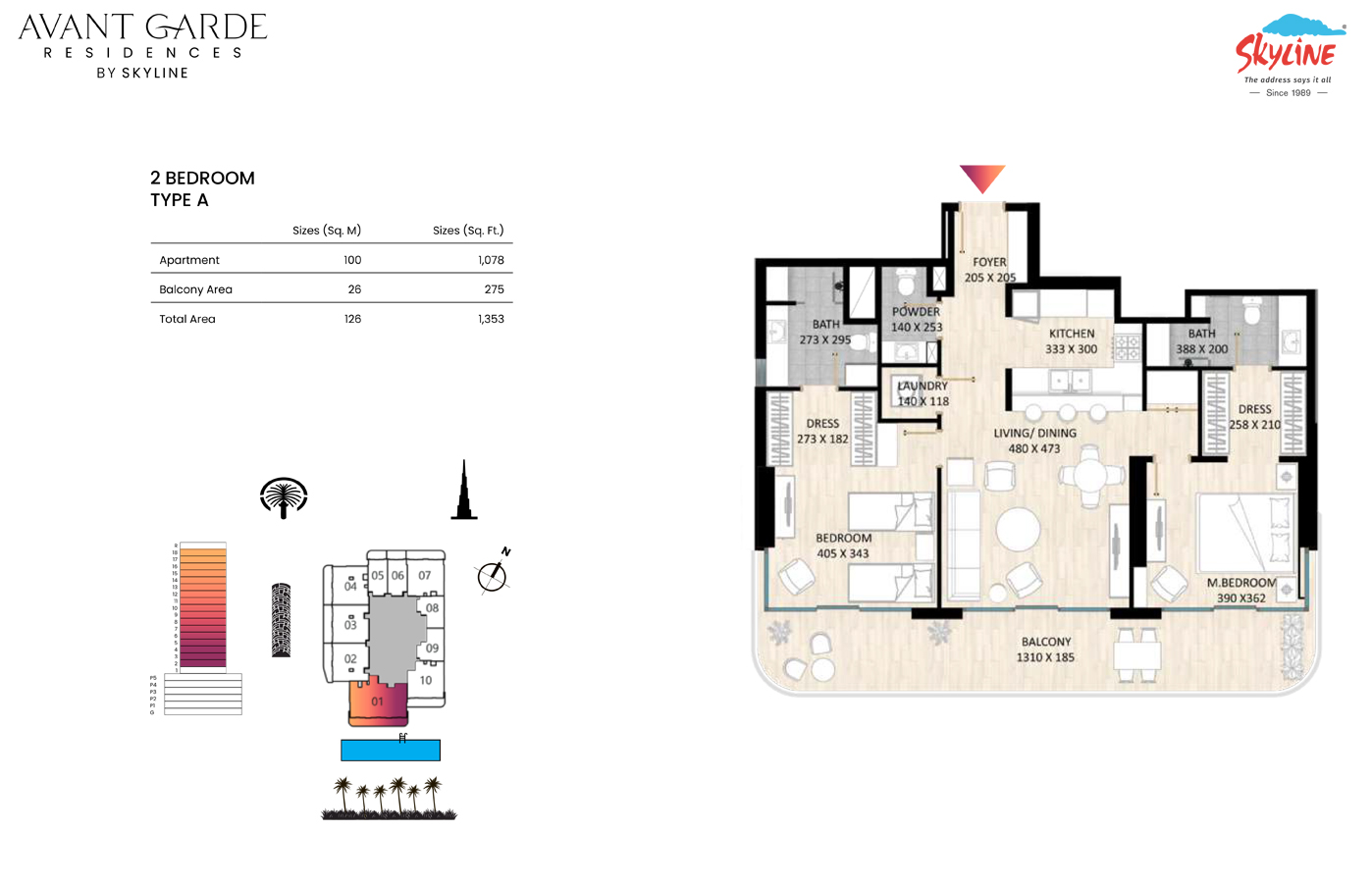 2 Bedrooms