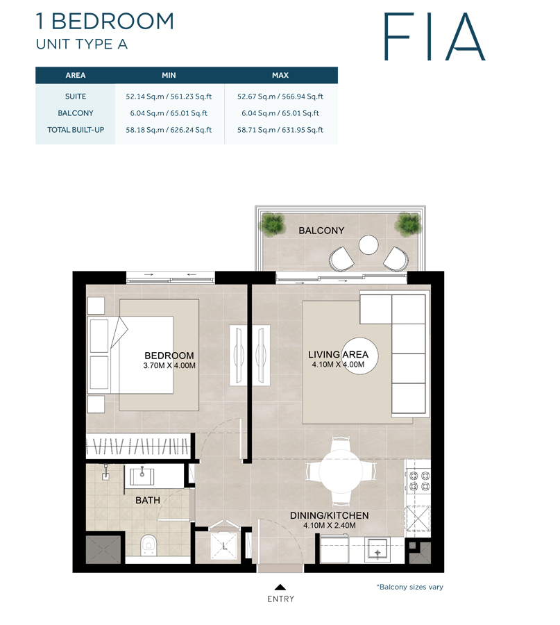 1 Bedroom