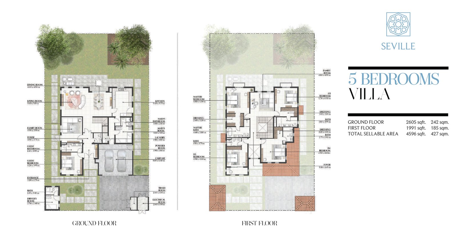 5 Bedrooms