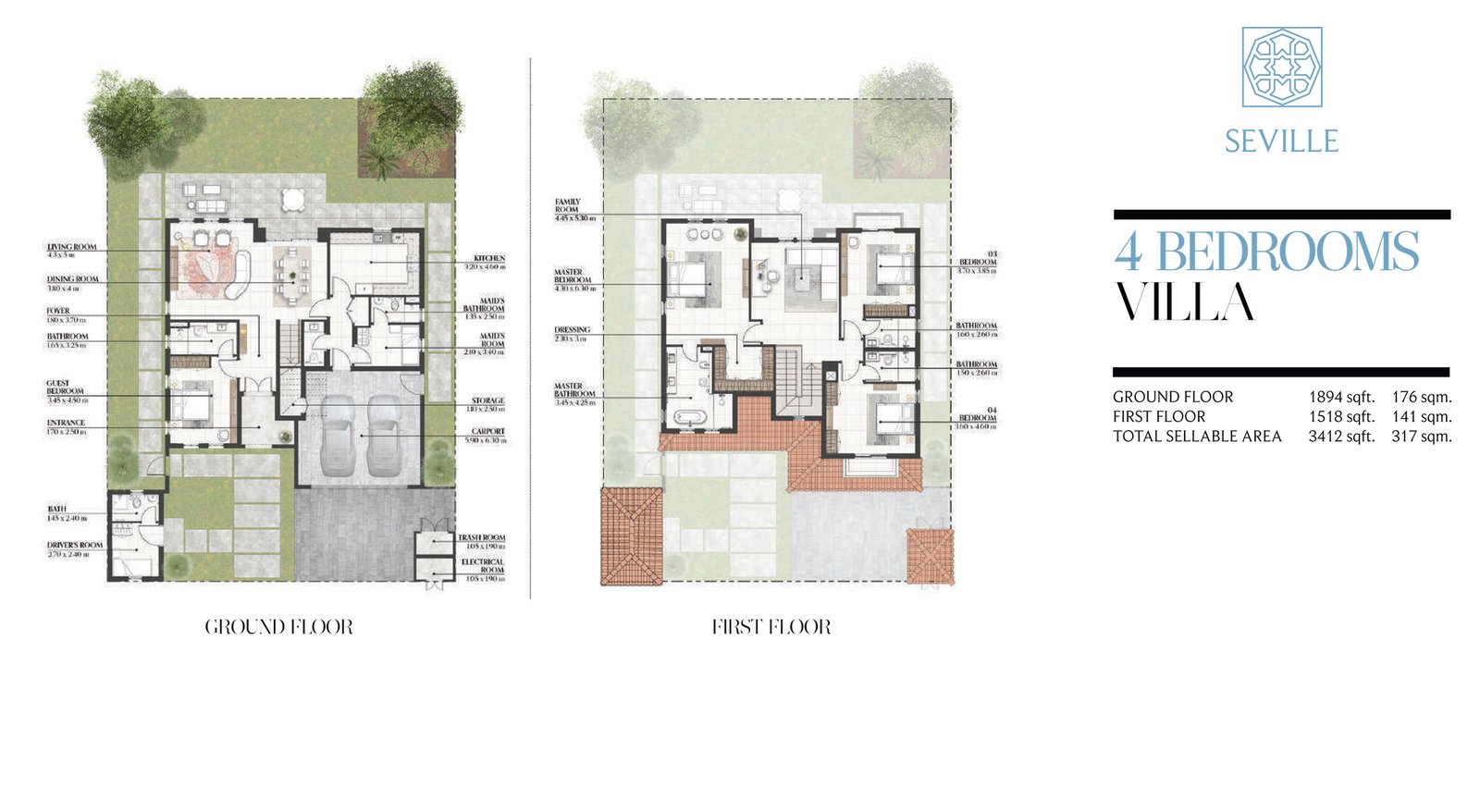 4 Bedrooms