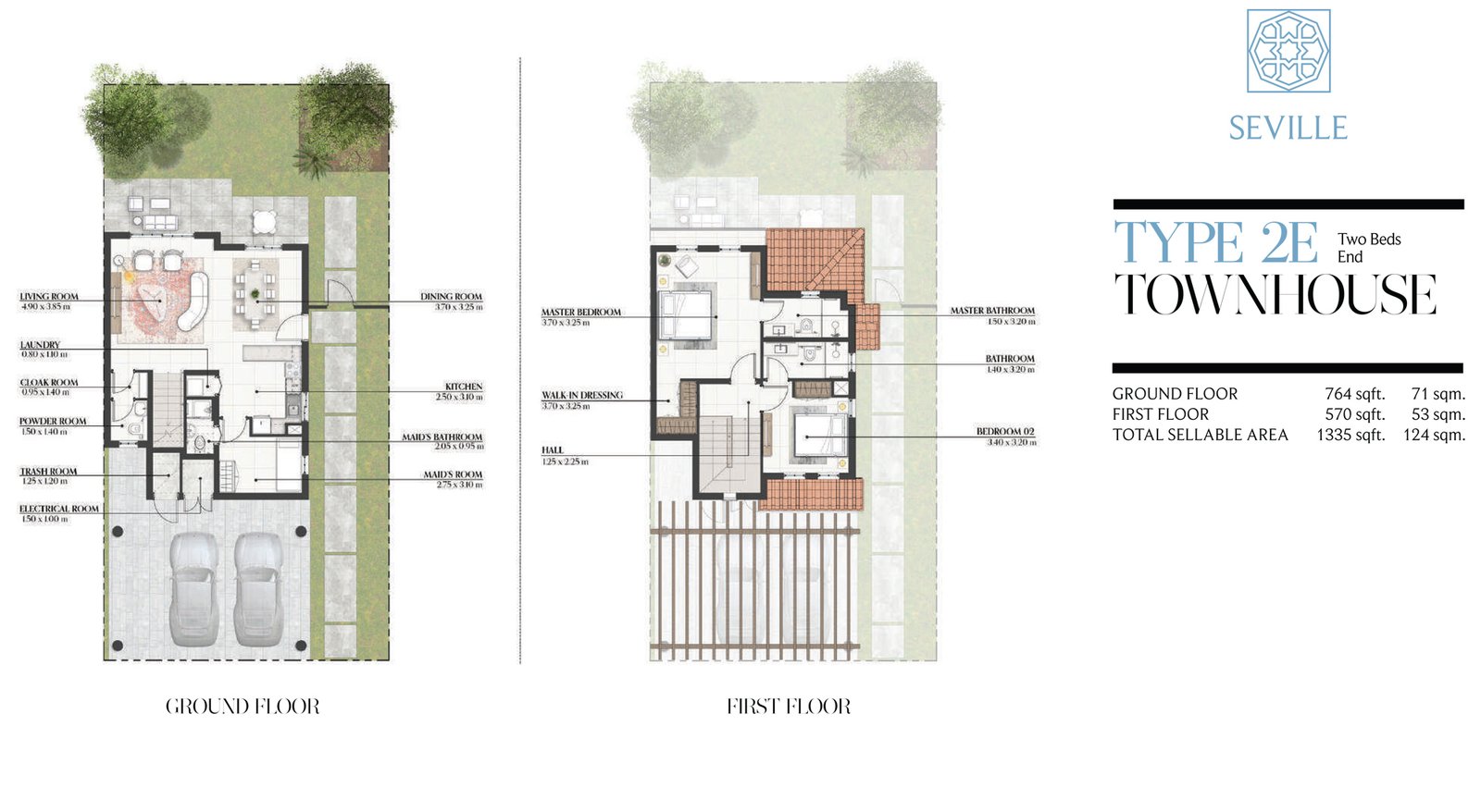 2 Bedrooms