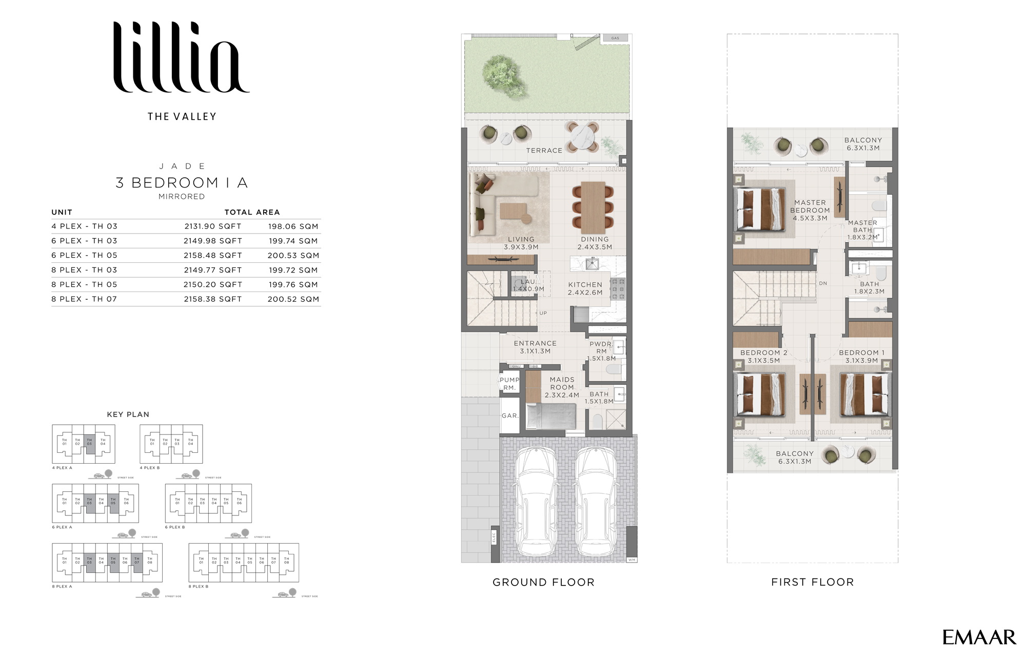 3 Bedrooms