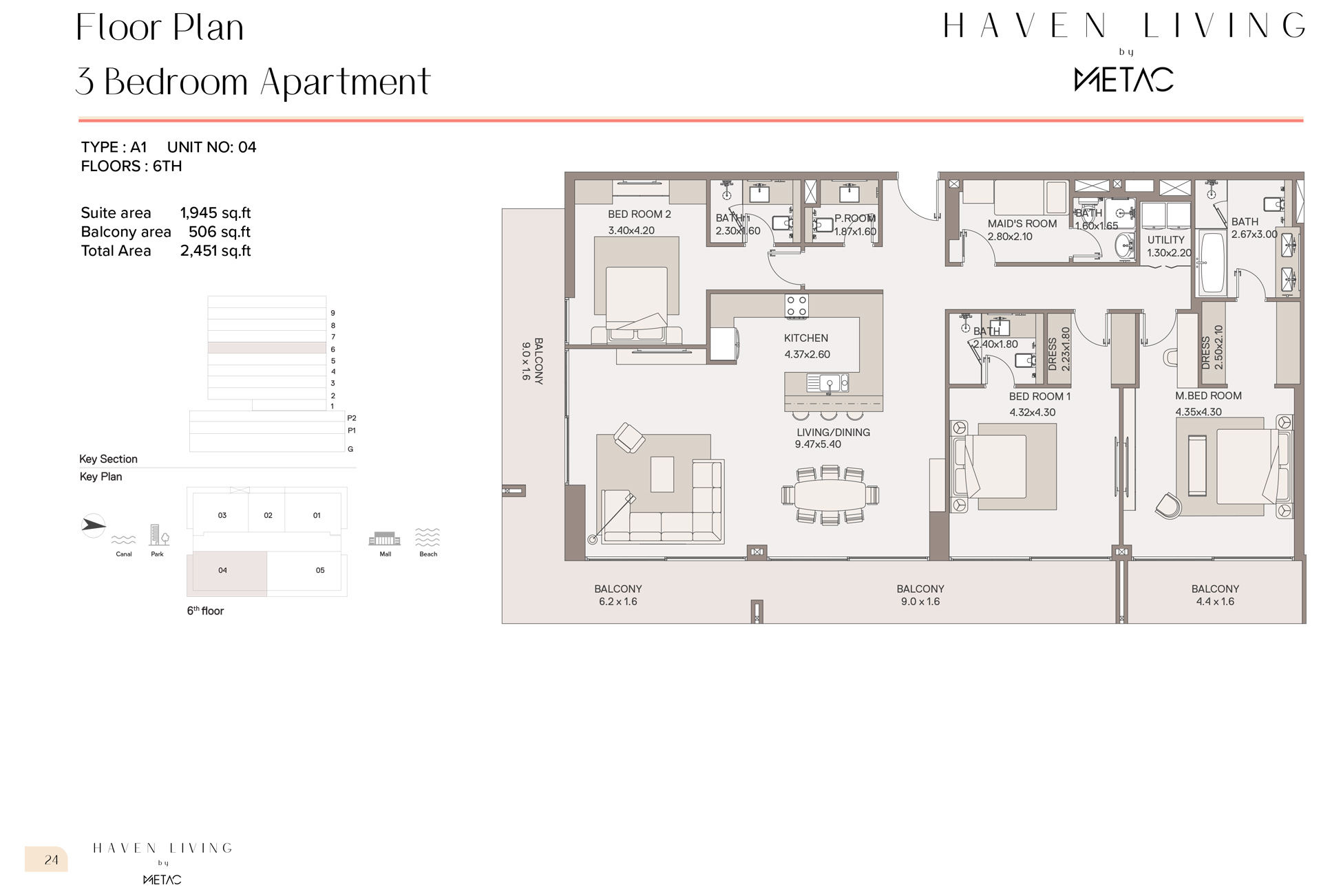 3 Bedrooms