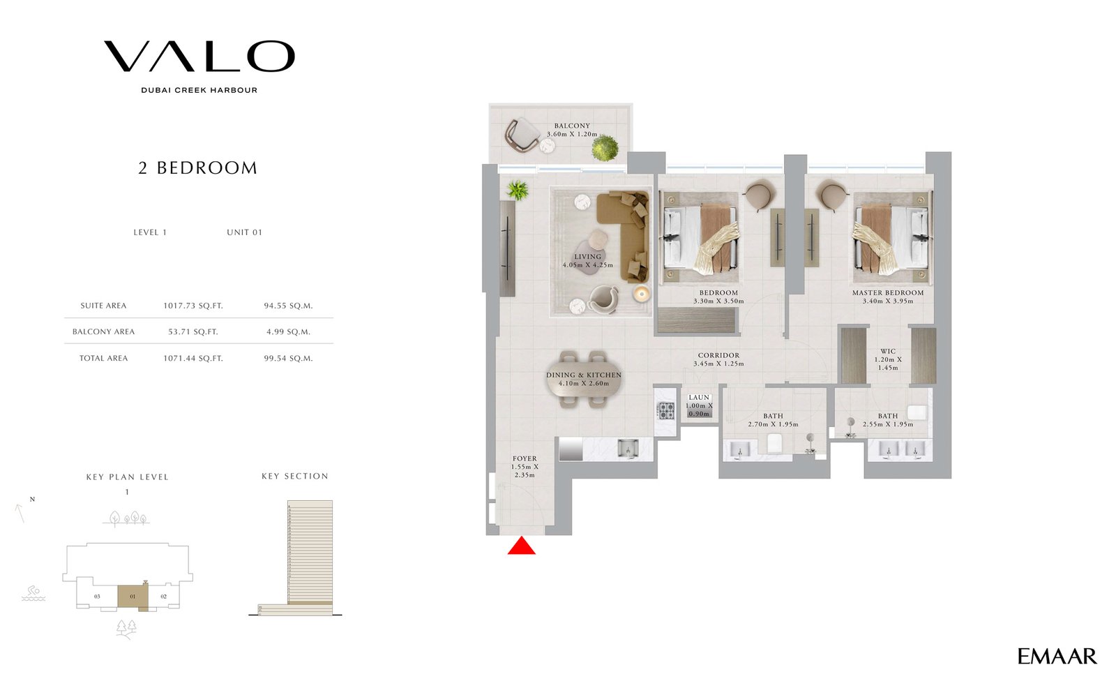 2 Bedrooms