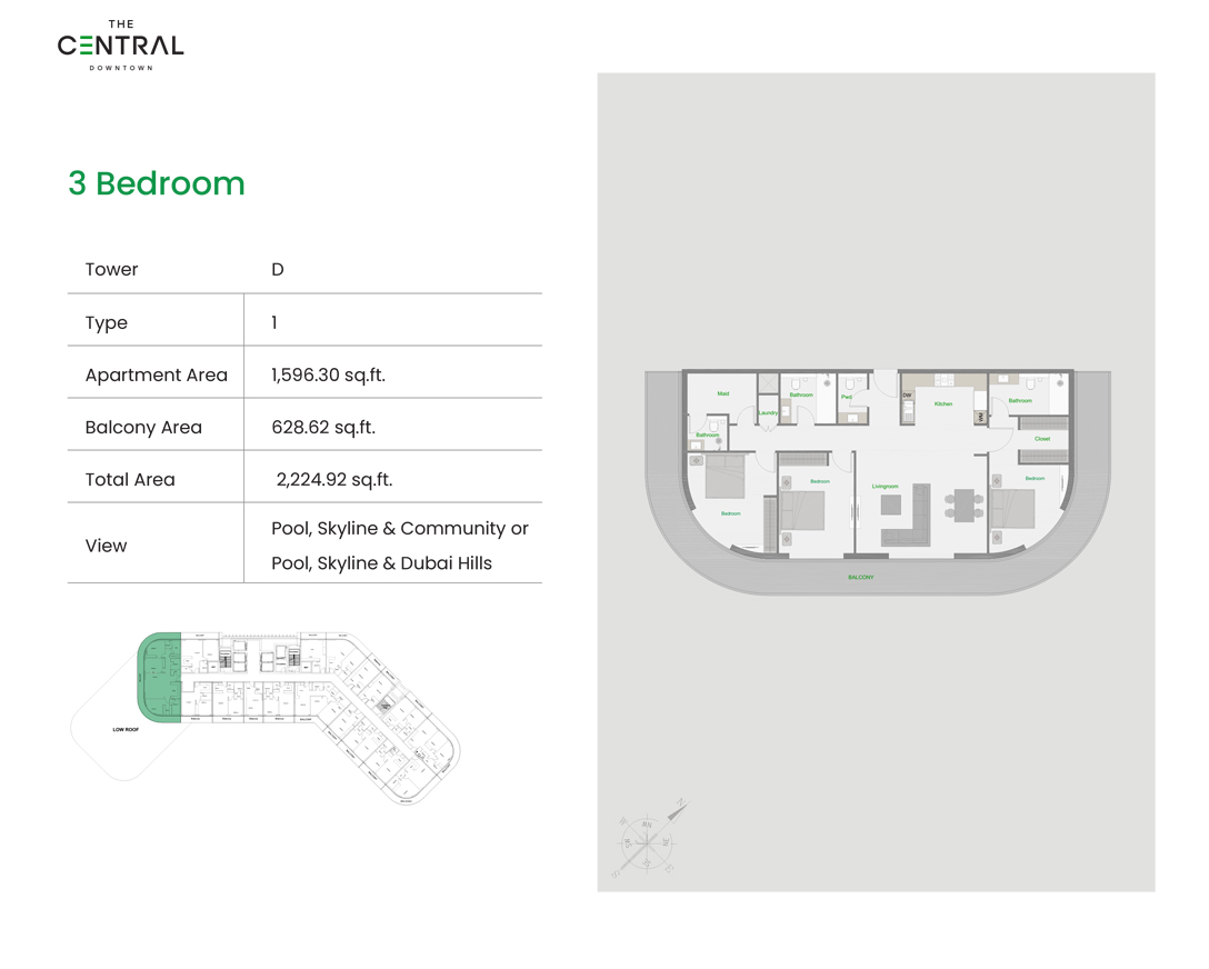 3 Bedrooms