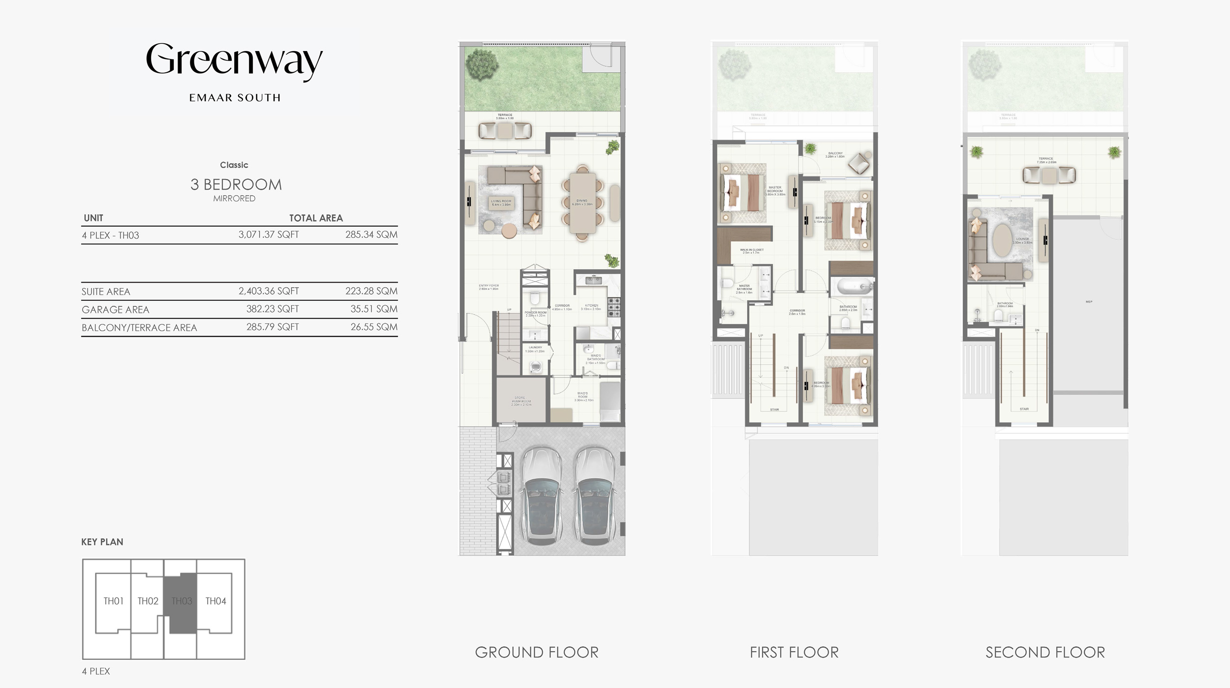 3 Bedrooms
