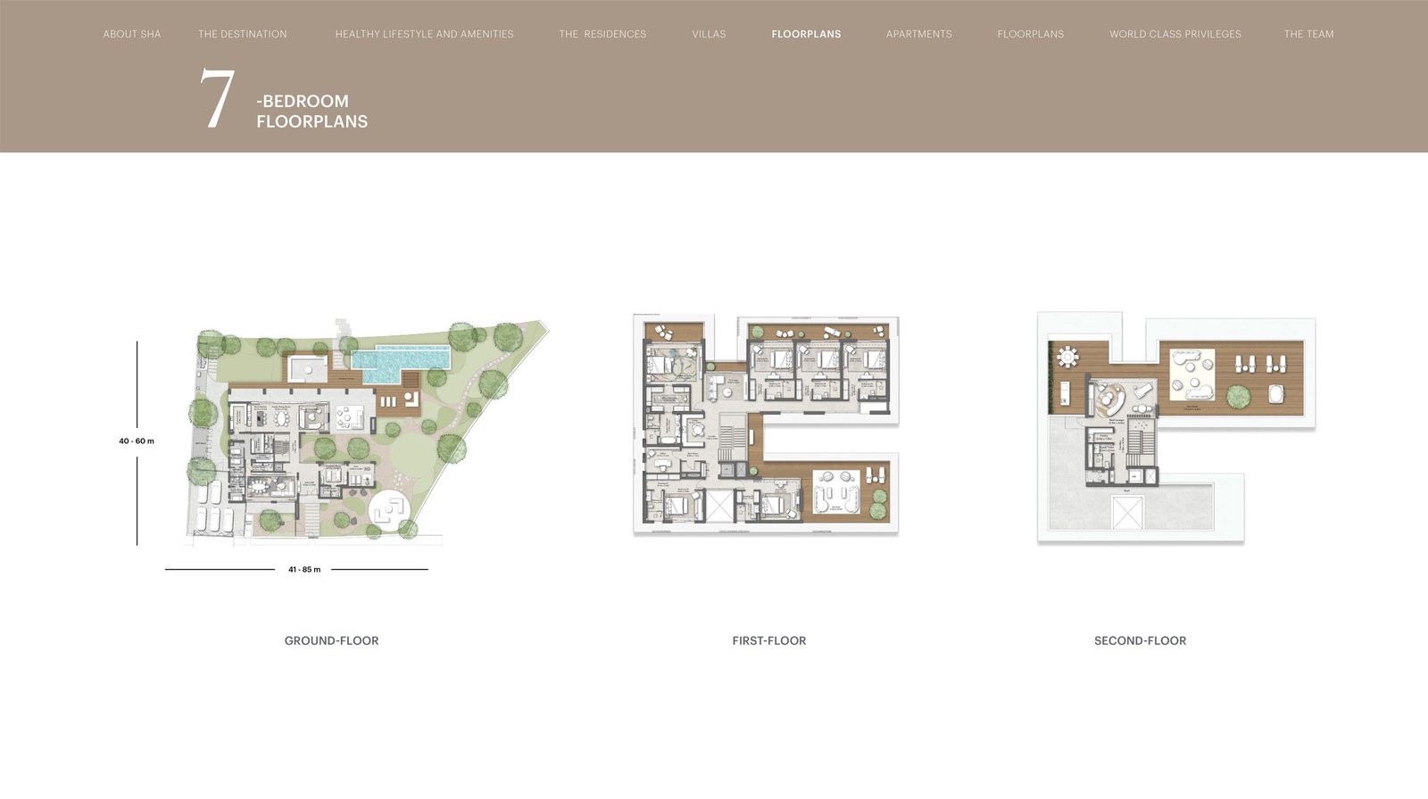 7+ Bedrooms
