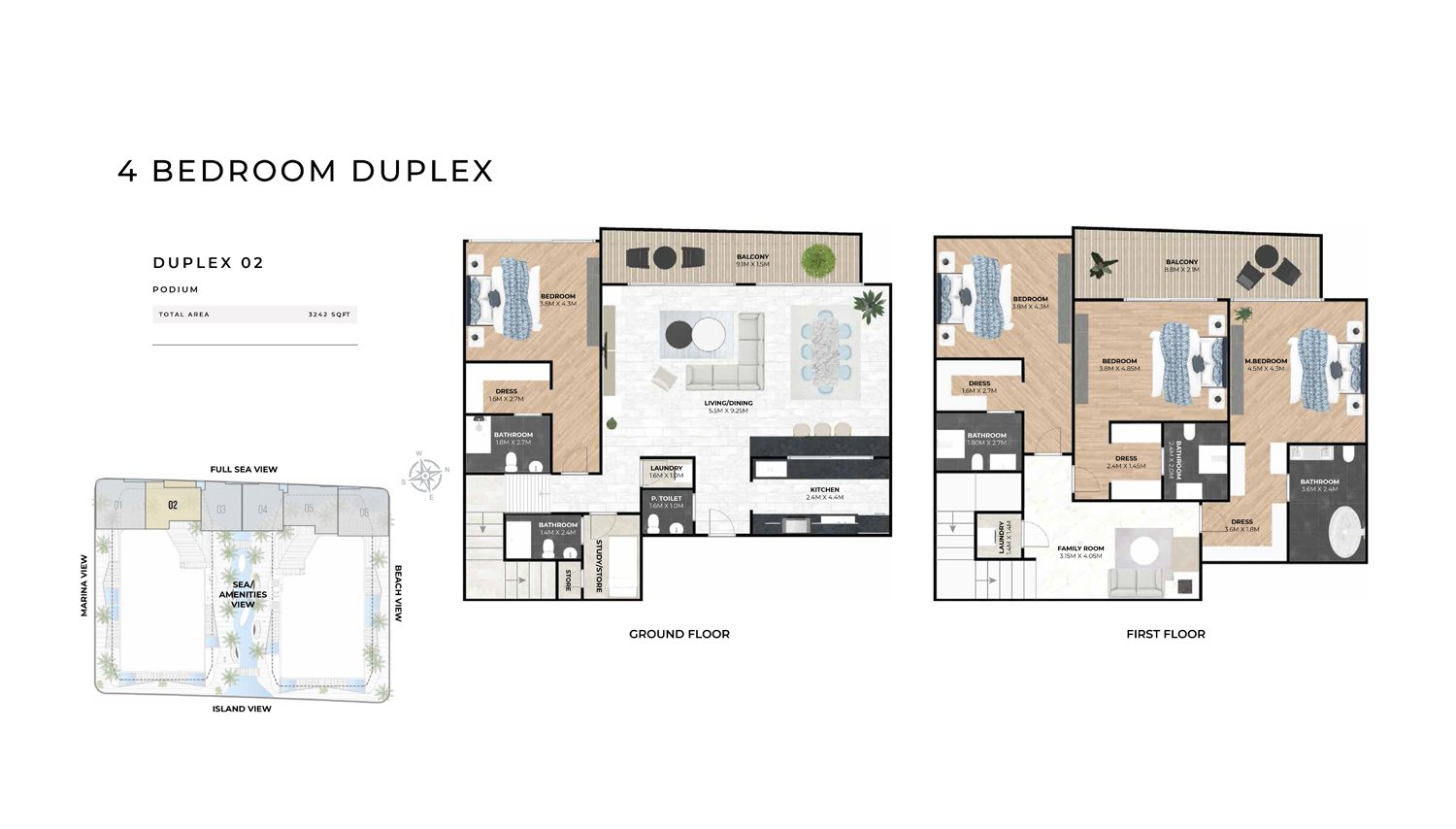 4 Bedrooms