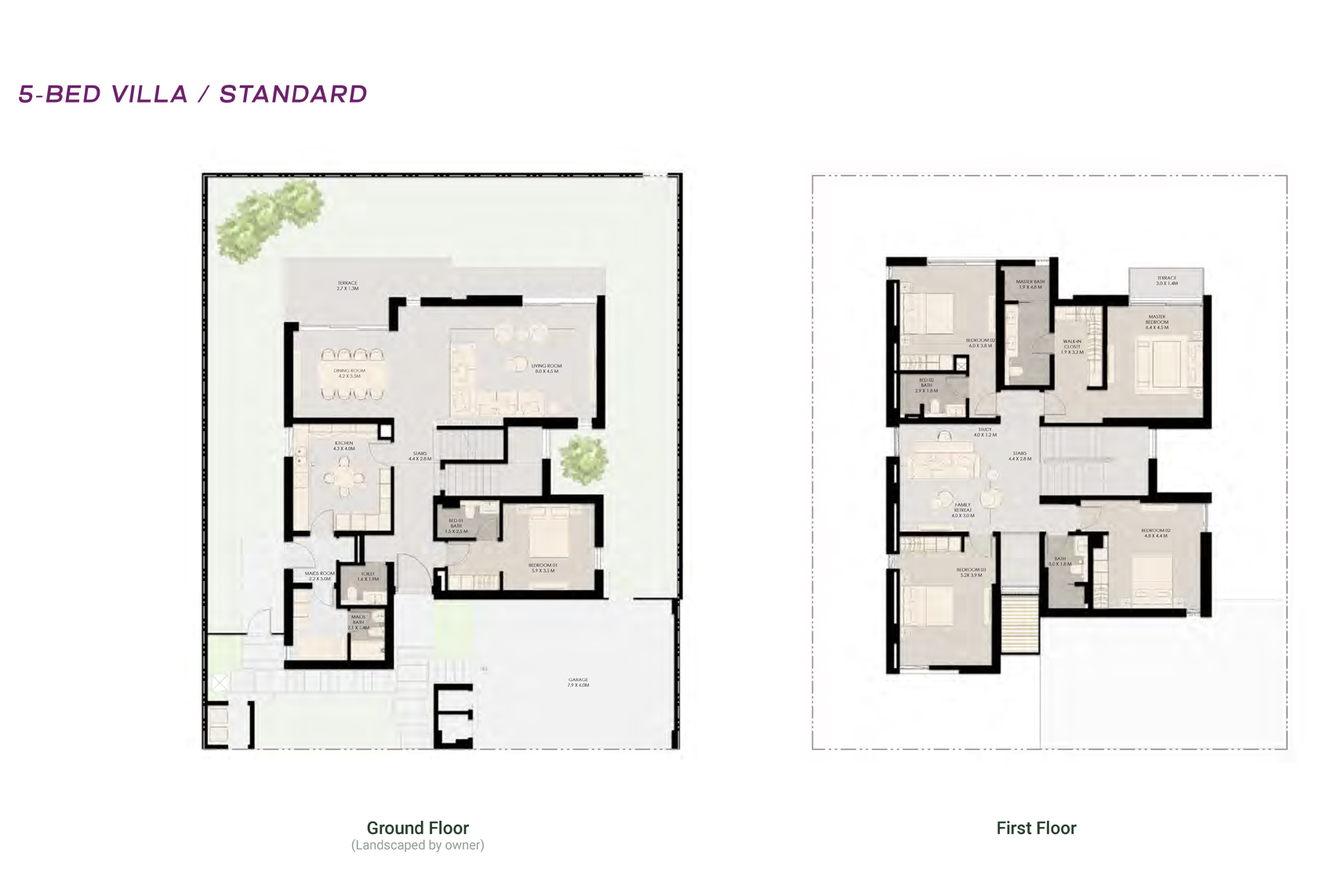 5 Bedrooms