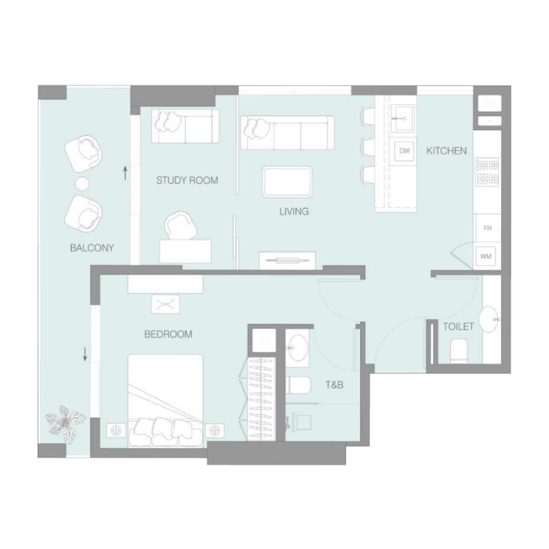 2 Bedrooms