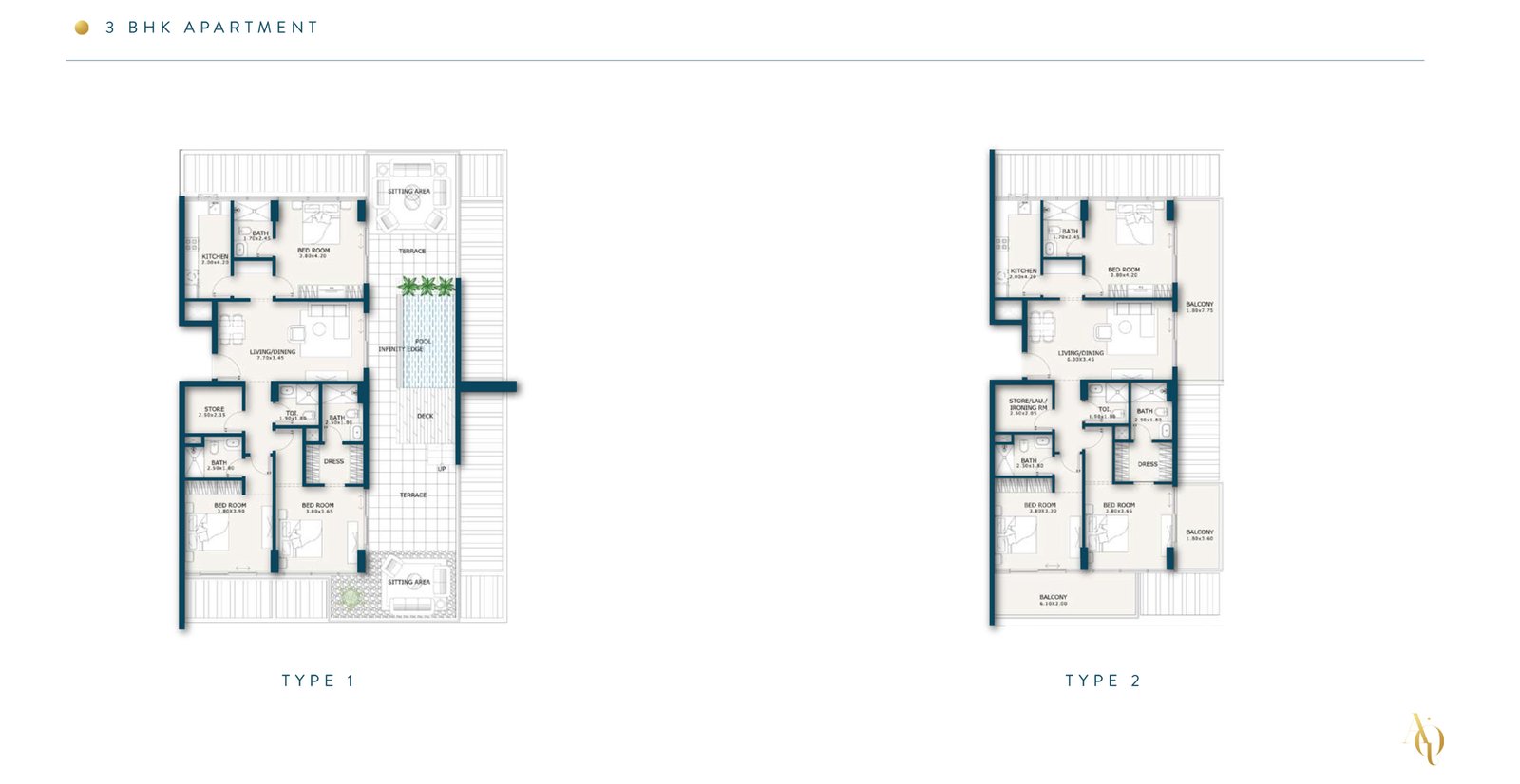 3 Bedrooms