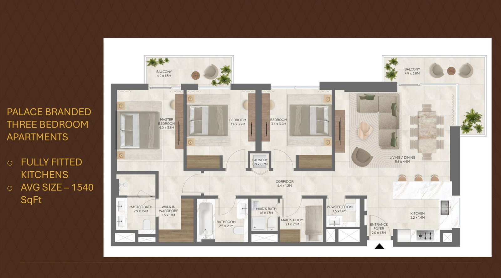 3 Bedrooms