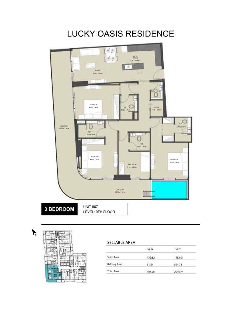 3 Bedrooms