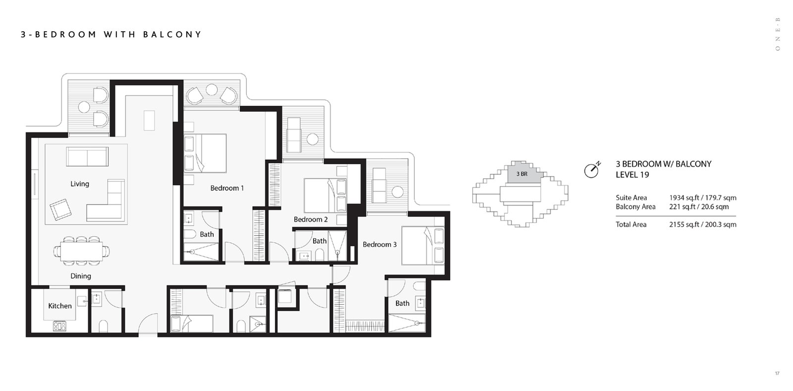3 Bedrooms