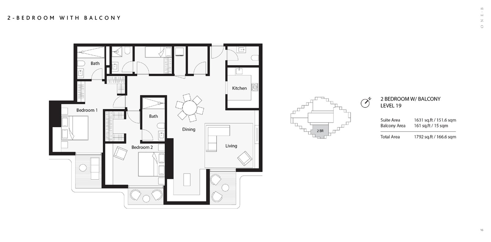 2 Bedrooms