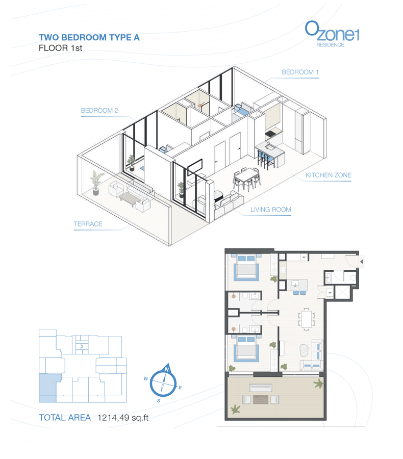2 Bedrooms