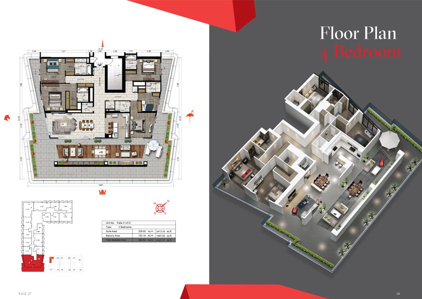 4 Bedrooms
