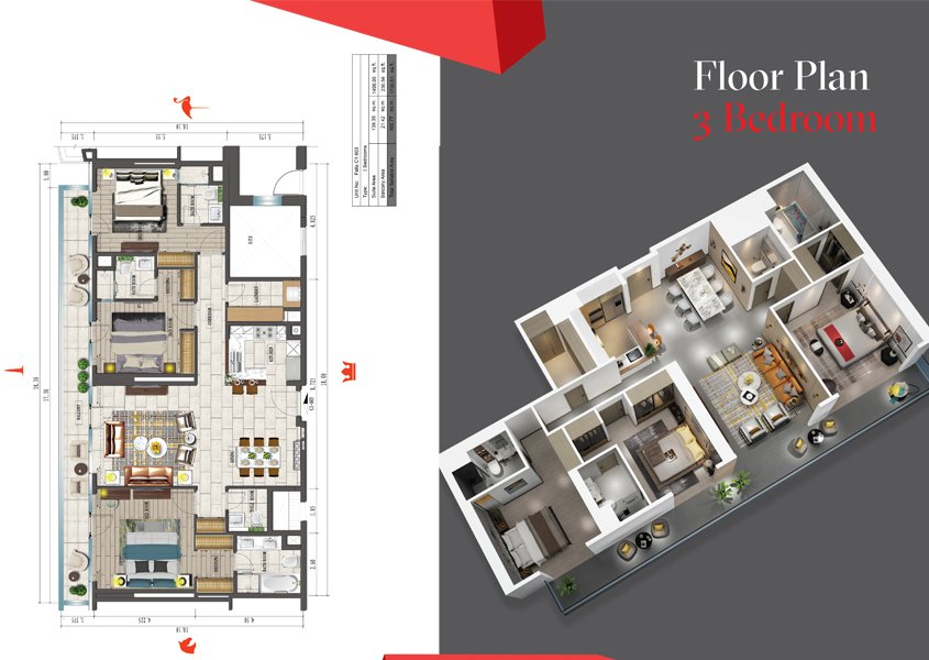 3 Bedrooms