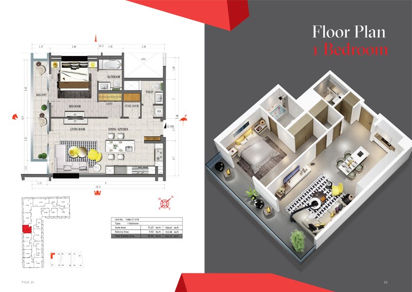 1 Bedroom
