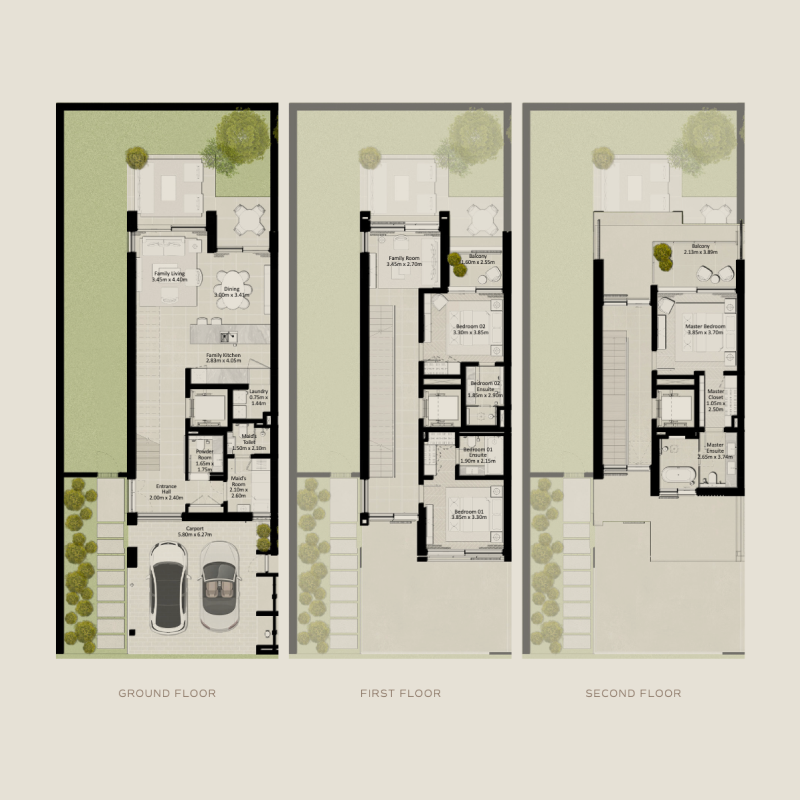 3 Bedrooms