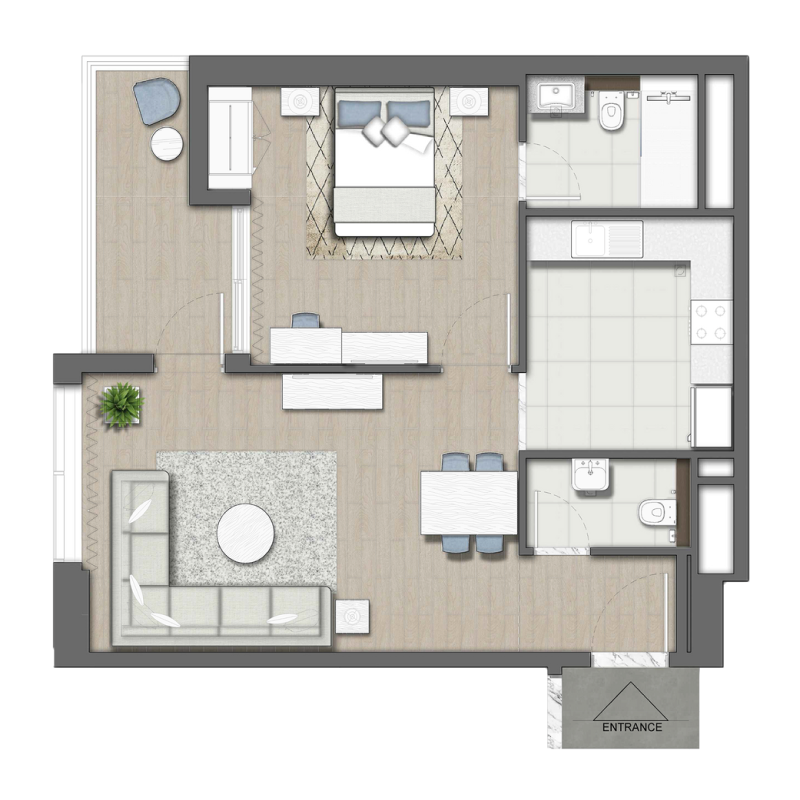 1 Bedroom