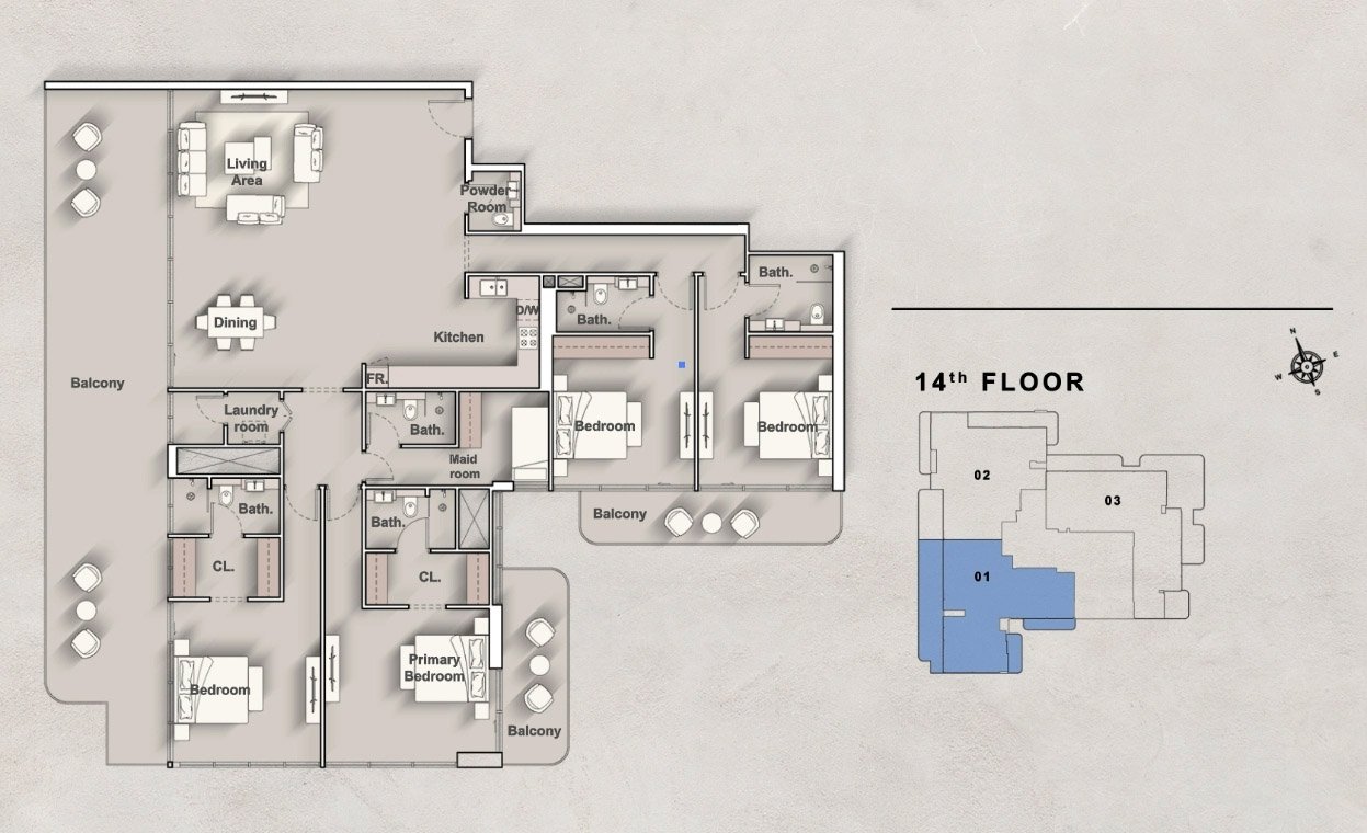 4 Bedrooms