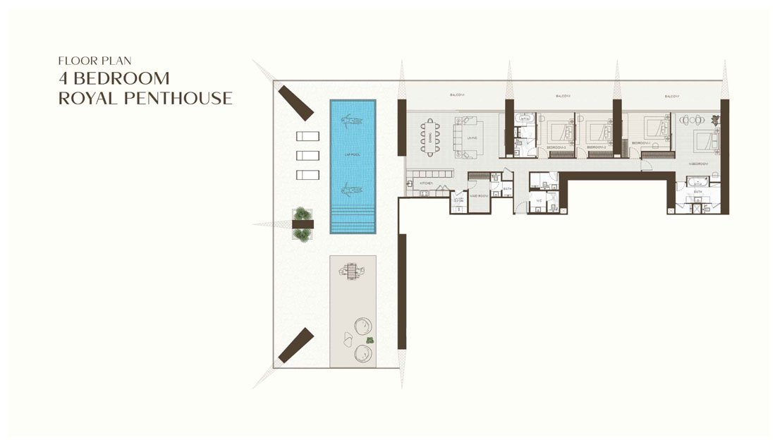 4 Bedrooms