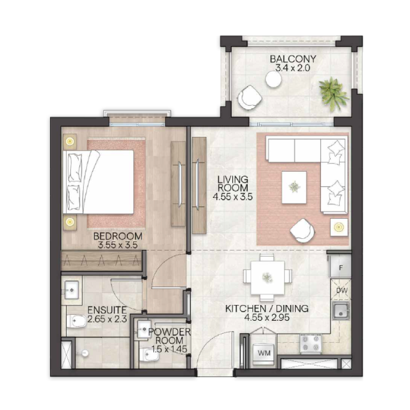 1 Bedroom