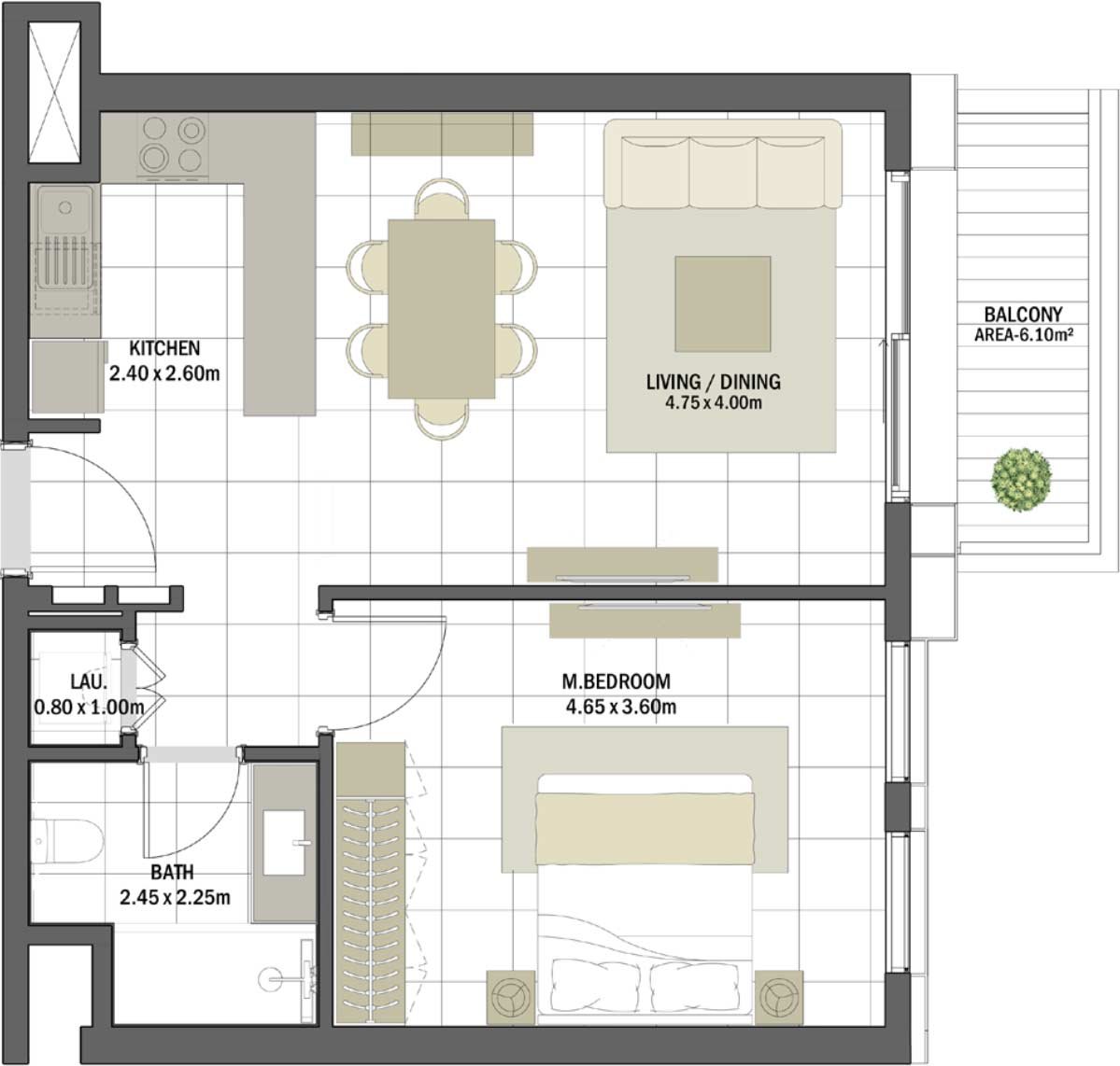 1 Bedroom