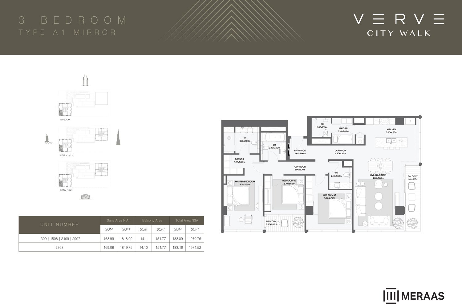 3 Bedrooms