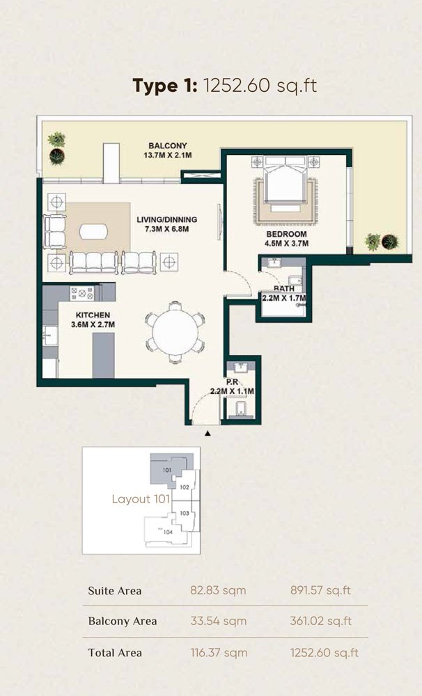 1 Bedroom