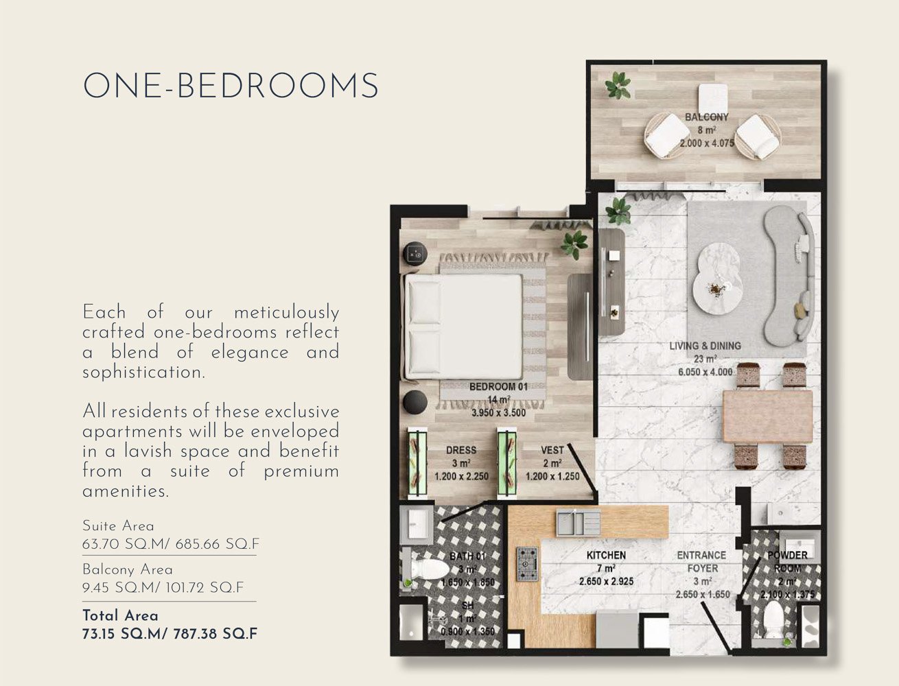 1 Bedroom