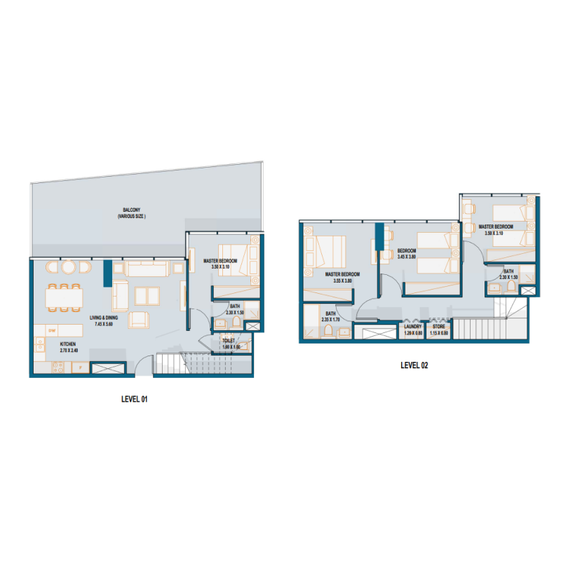 4 Bedrooms