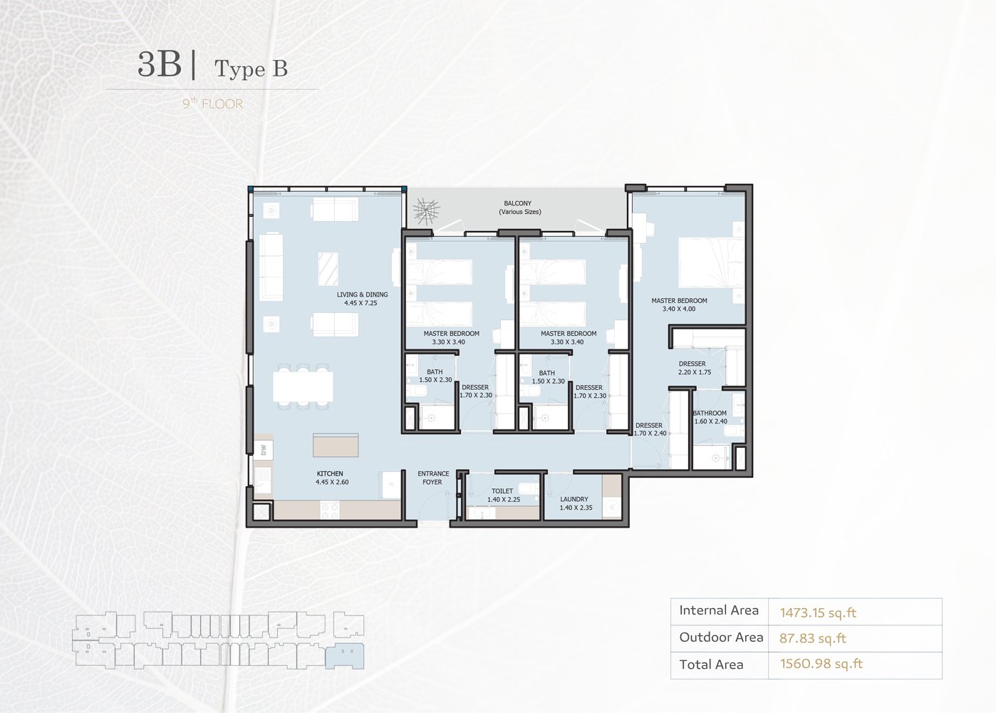 3 Bedrooms