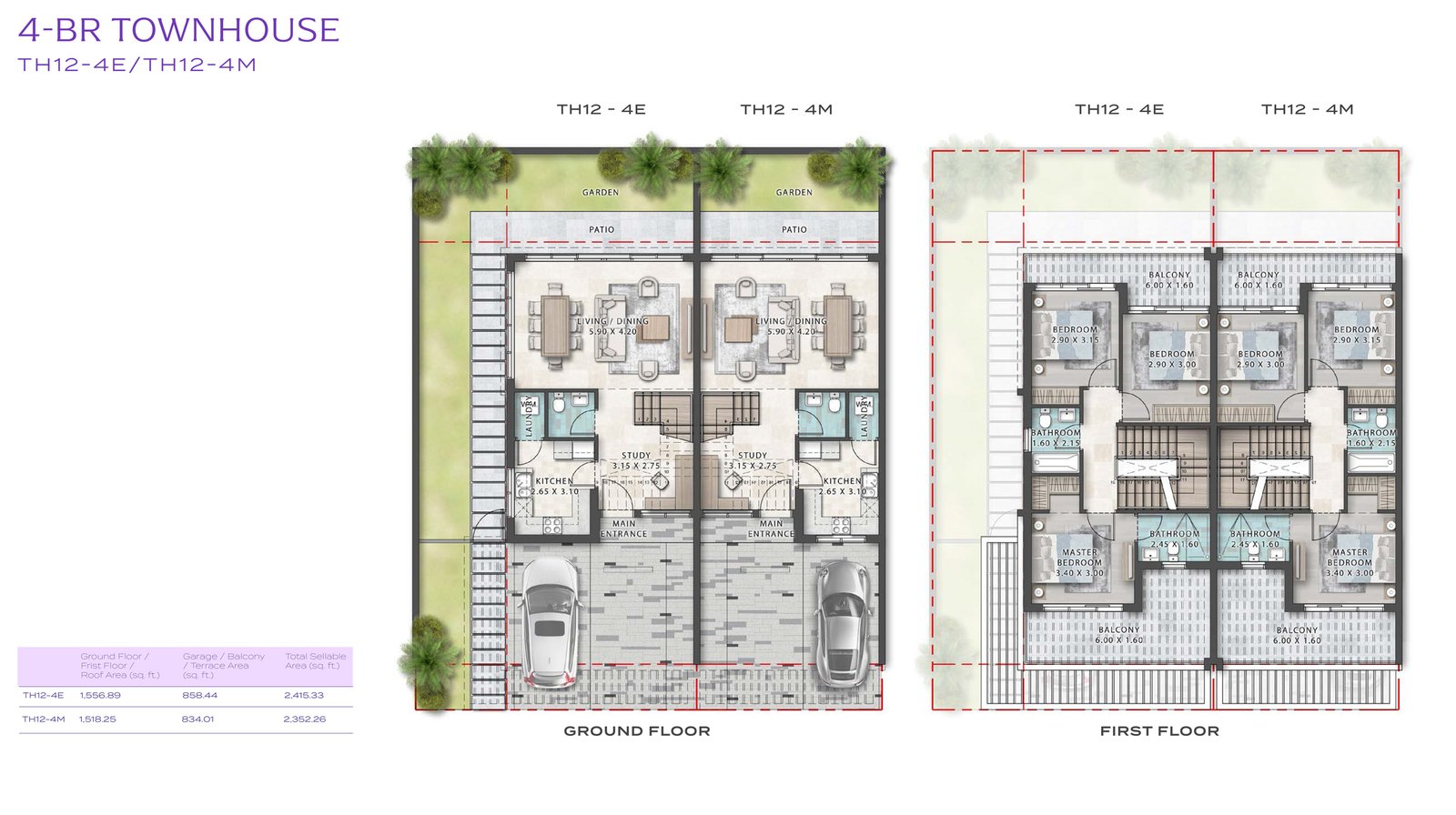 4 Bedrooms