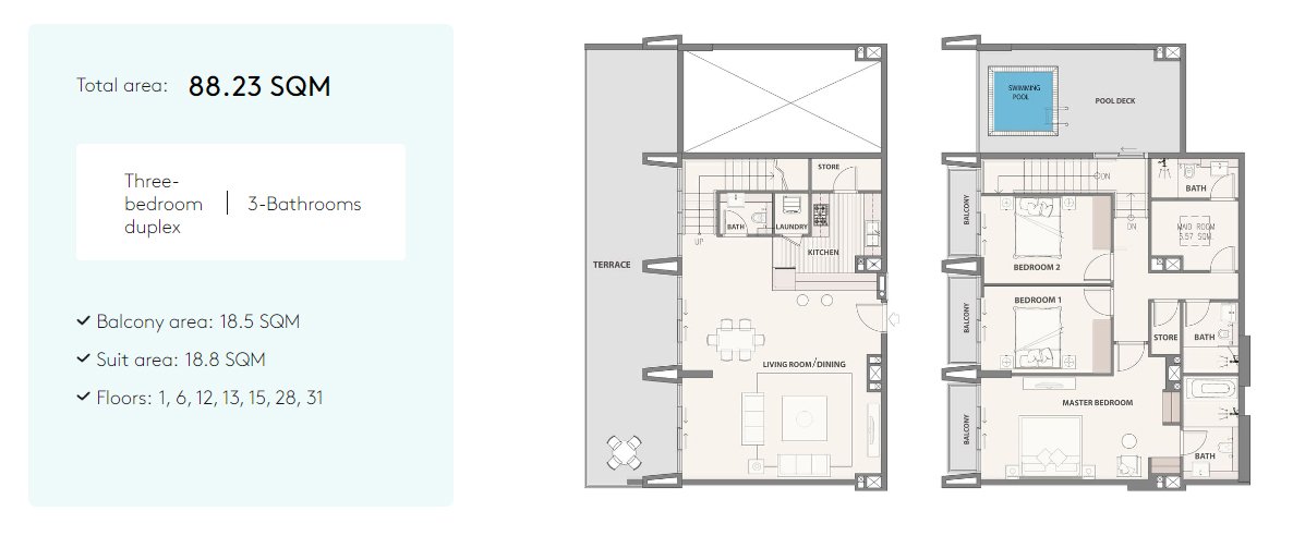 3 Bedrooms
