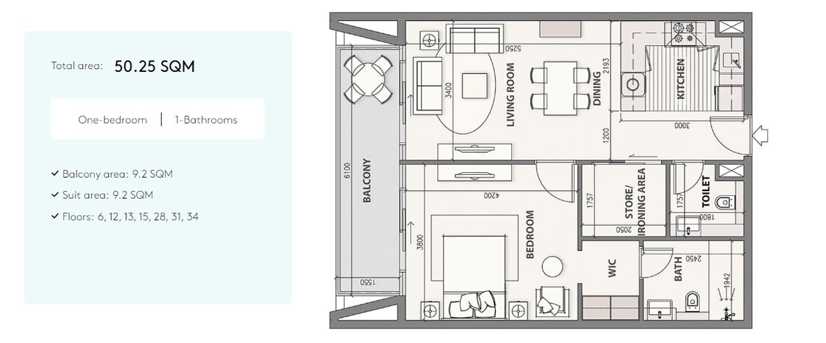 1 Bedroom