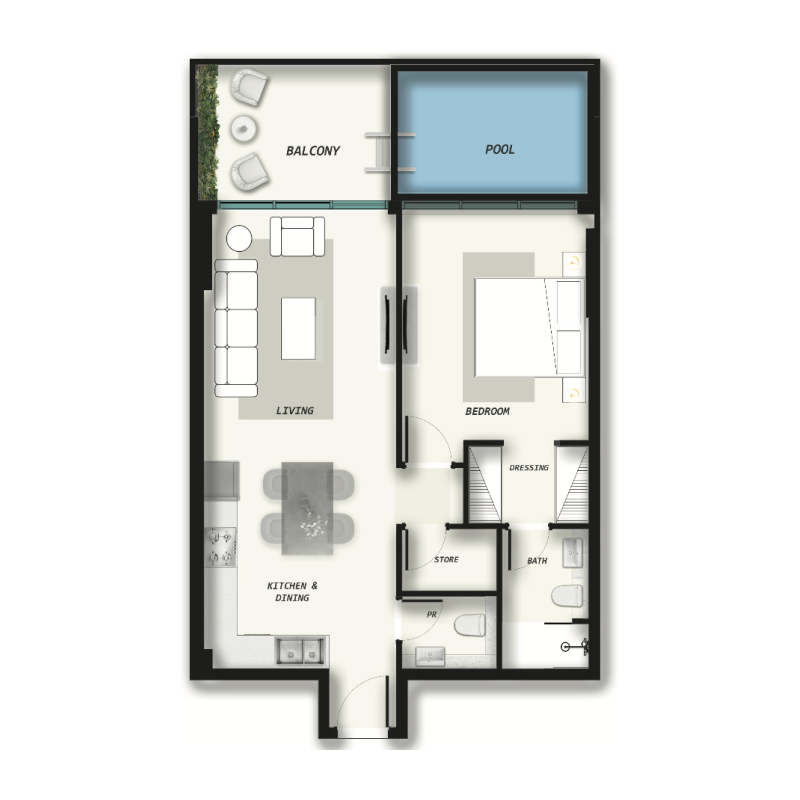 1 Bedroom