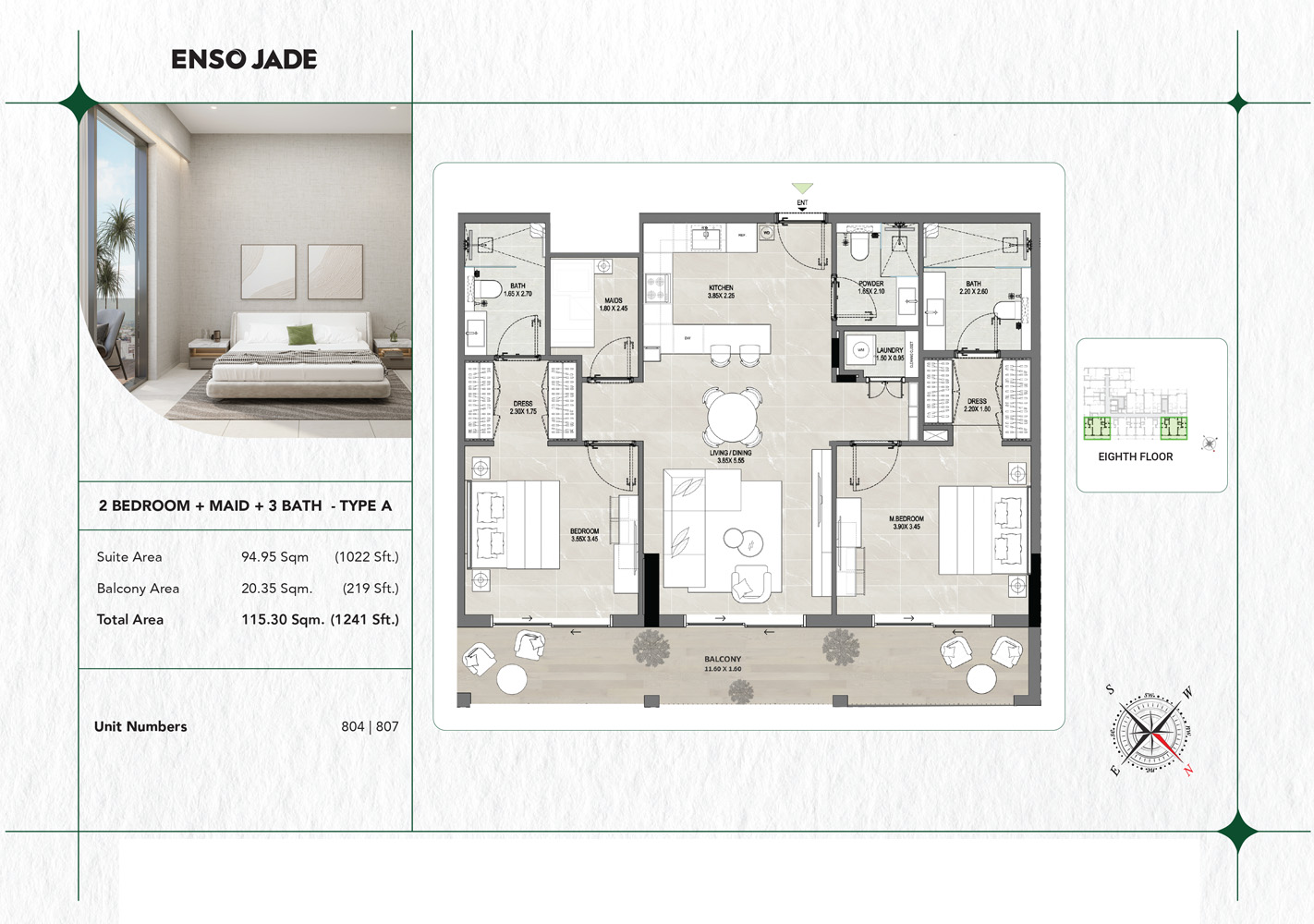 2 Bedrooms