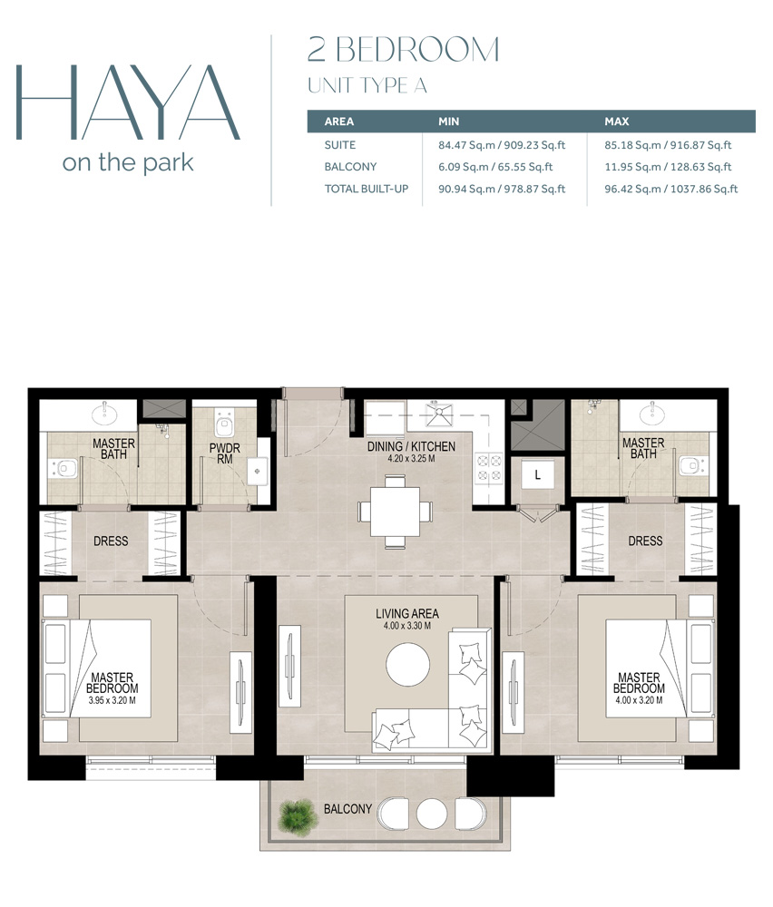 2 Bedrooms