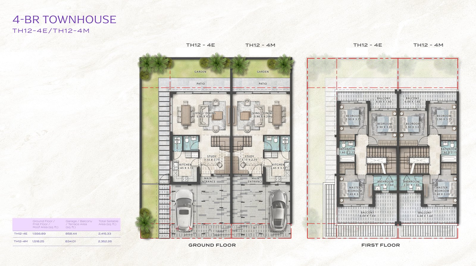 4 Bedrooms