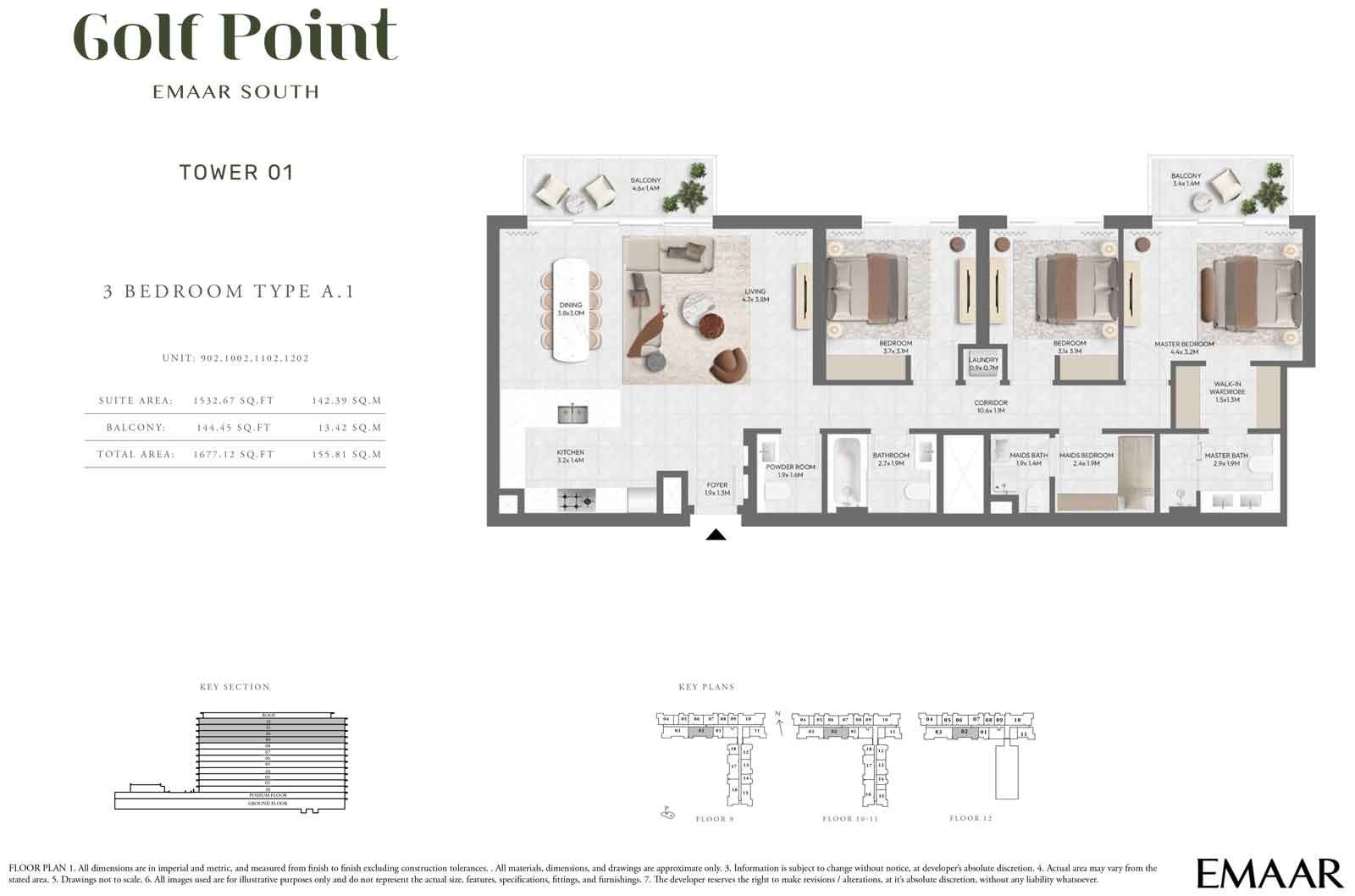3 Bedrooms
