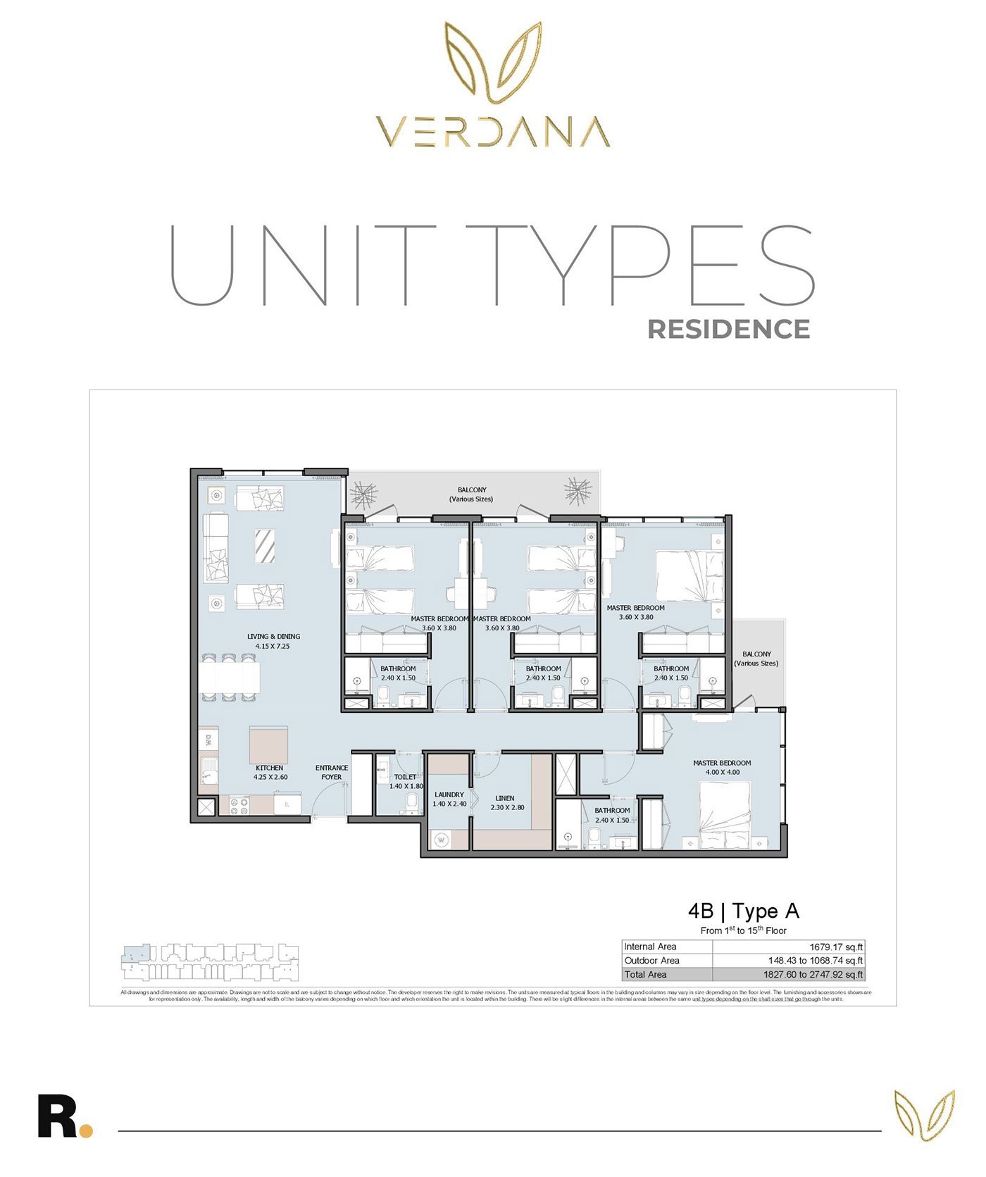 4 Bedrooms