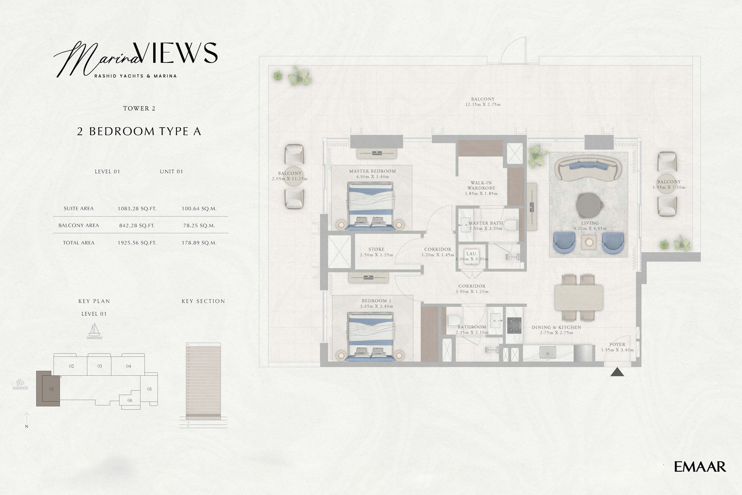 2 Bedrooms