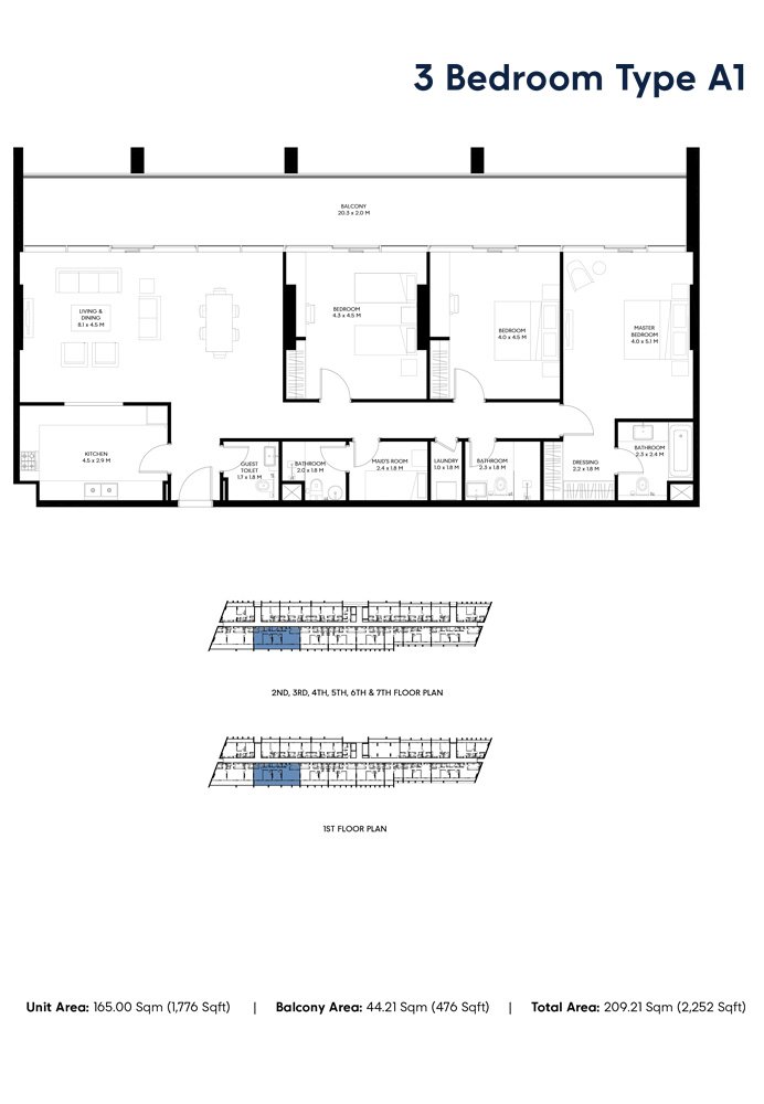 3 Bedrooms