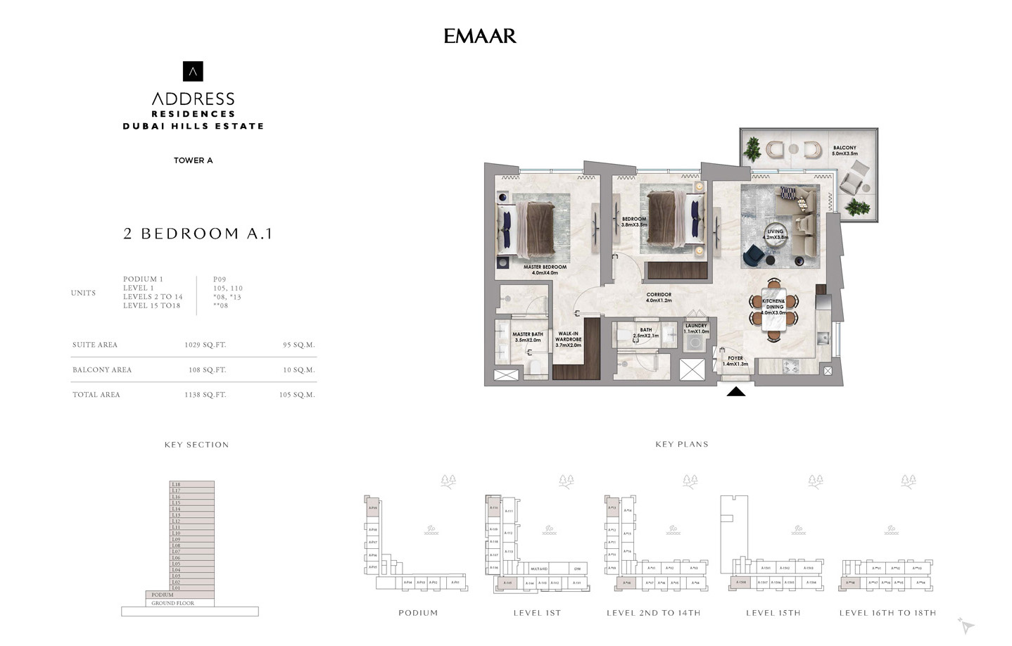 2 Bedrooms