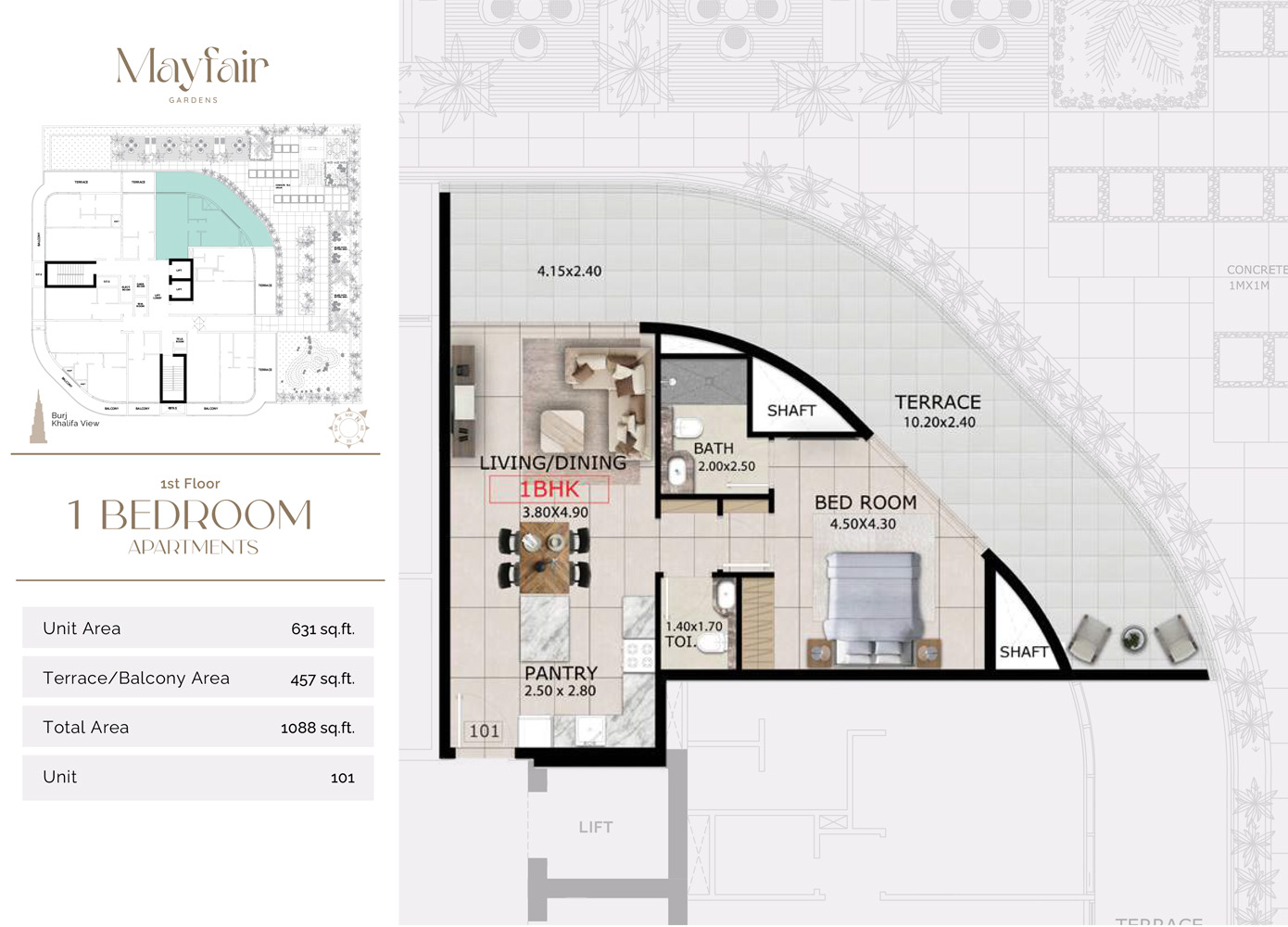 1 Bedroom