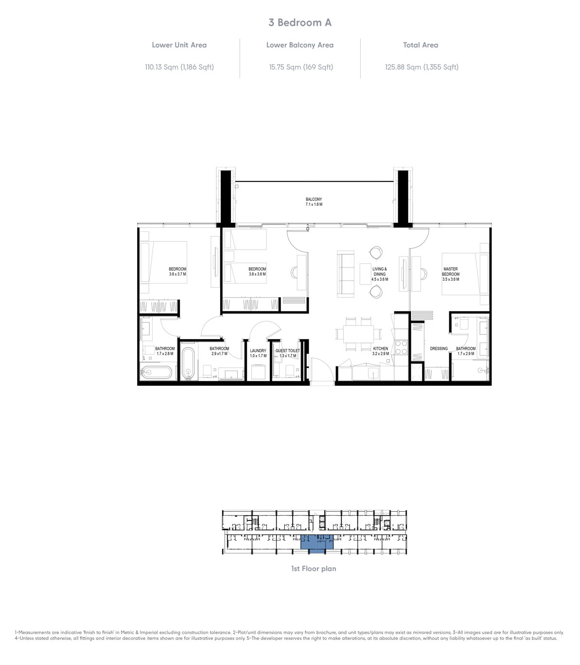 3 Bedrooms